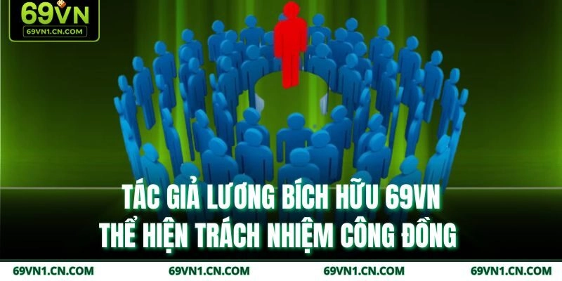 Tác giả Lương Bích Hữu 69VN thể hiện trách nhiệm công đồng Tác giả Lương Bích Hữu 69VN thể hiện trách nhiệm công đồng